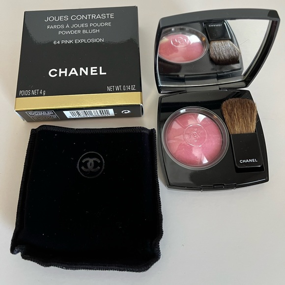 Chanel Powder Blush (64 Pink Explosion) NEW Never Used - Picture 2 of 4